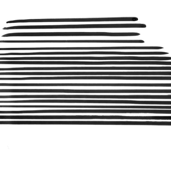 x1 MAC BRUSHBLACK BRUSHSTROKE 24 HOUR EYE LINER BRAND NEW BOXED - Picture 2 of 6